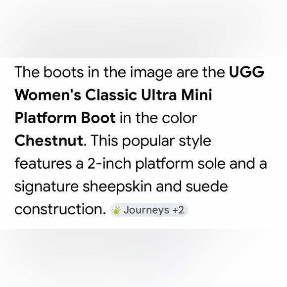 UGG Women’s Classic Ultra Mini Platform Winter Boot - Chestnut - New - 39 - Picture 8 of 9